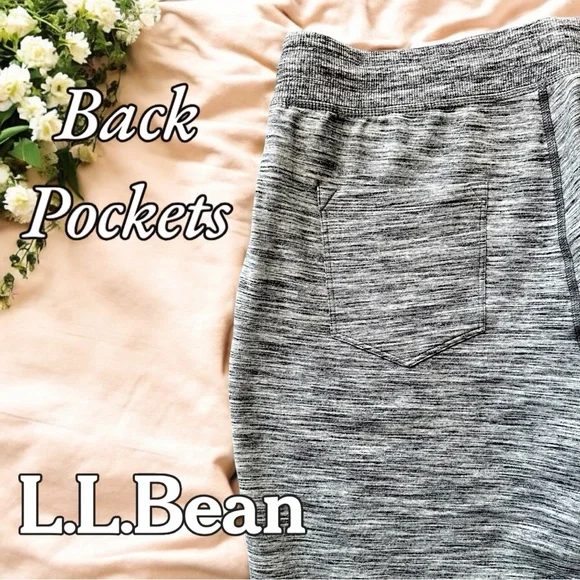 NEW 🌸 L.L. Bean Women’s Luxury Ultra Soft Jogger Sweats, Gray Track Pants - Picture 12 of 17